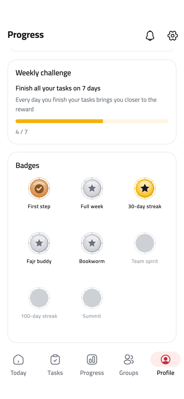 The weekly challenge